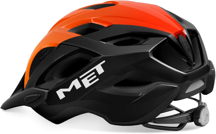 MET Crossover Helm schwarz/orange 2021 Fahrradhelm 60, 60
