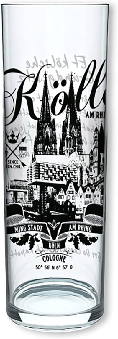 3forCologne Kölschglas | 6er Pack je 0,2ml | Kölsche Grundgesetz & Ming Stadt | Biergläser, Kölner-S
