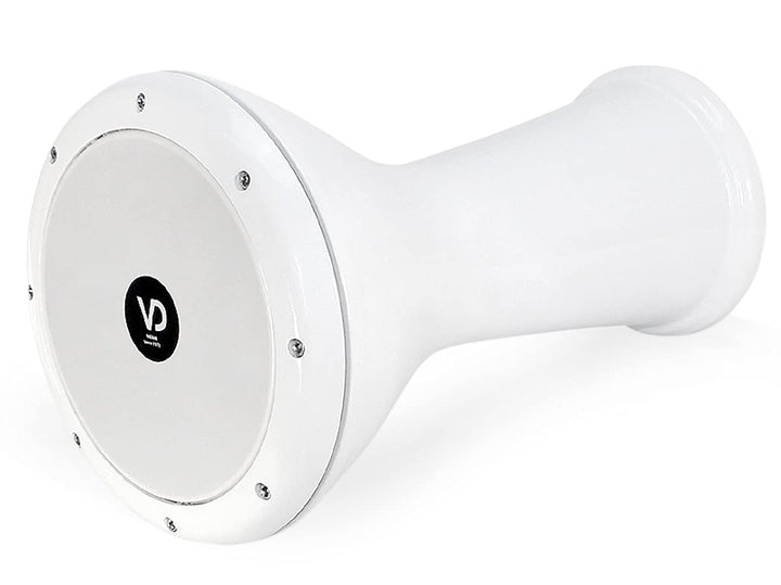 Vatan Solo Darbuka Ägyptische Doumbek Trommel Percussion Drum Schnee Weiss inkl. Zubehör