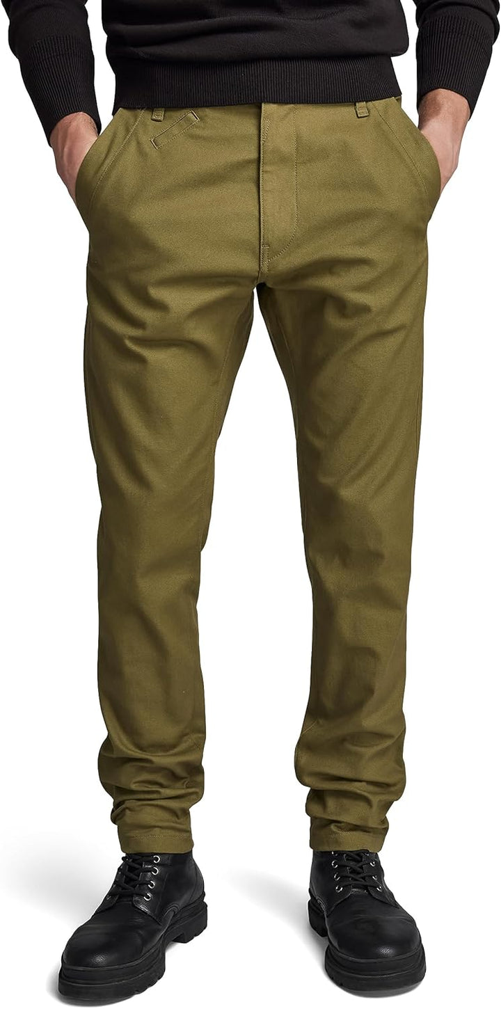 G-STAR Herren Bronson Slim Chino 28W / 30L Grün (Dark Olive D21038-d305-c744), 28W / 30L Gr&#xFC;n (