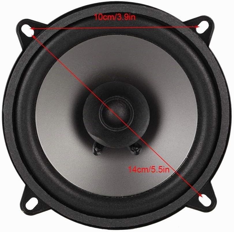 Auto-Koaxial-Lautsprecher, Auto-Lautsprecher, Universal-Sound-Lautsprecher 5 Zoll 400W 12V Auto-Koax