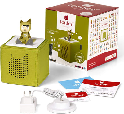 tonies Toniebox Starter Set inkl. 1 Kreativ Figur – Audioplayer für Hörbücher und Lieder für Kinder,