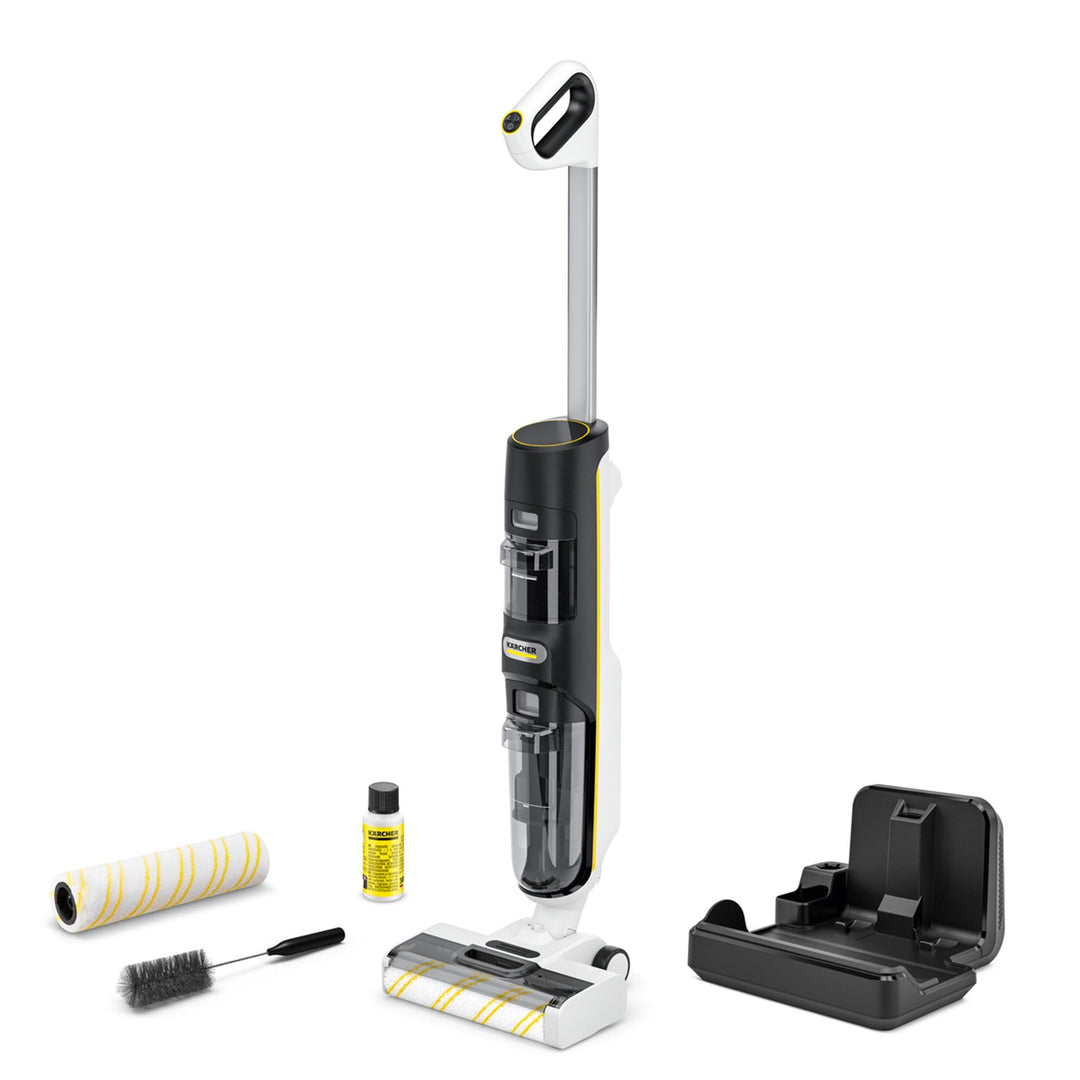 Kärcher Saugwischer FCV 4 Dry Extra, kabelloser Saugwischer mit 4 Reinigungsmodi, Akkulaufzeit: ca.
