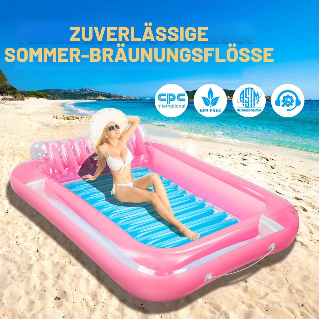 Subtail Wasserhängematte - mit abnehmbarem Kissen - Erwachsene - Wasser Hängematte Aufblasbare Luftm