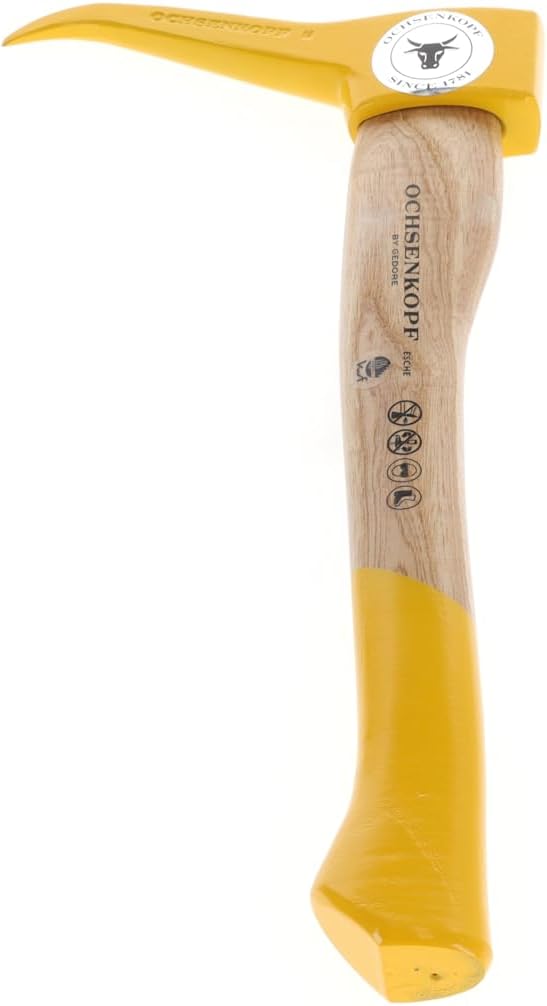 OCHSENKOPF Handsappie, Stiel aus Eschenholz, 380 mm, 775 g, für Holz, Forstwerkzeug, OX 173 E-0500 S