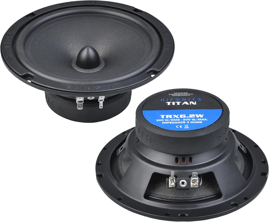 Hifonics TRX6.2W - 16,5 cm (6,5“) Woofer-Paar aus der Titan Car-Audio Serie