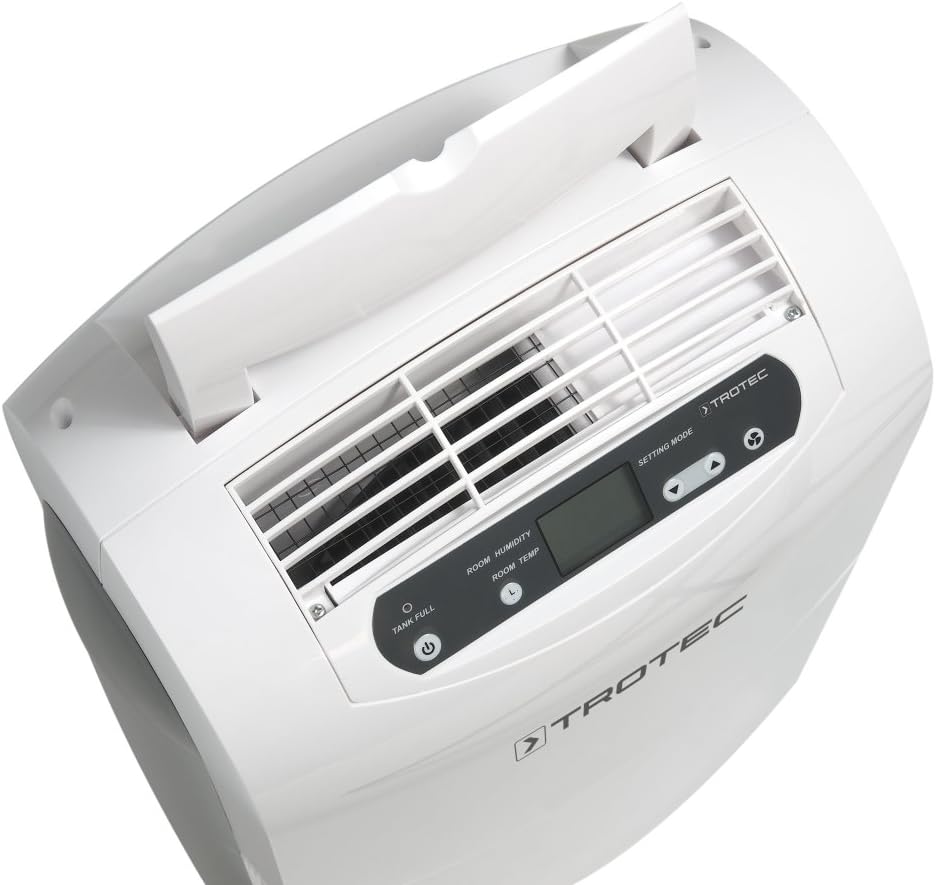 TROTEC Elektrischer Luftentfeuchter TTK 100 E – Entfeuchtungsleistung 30 L/24h, für Räume bis 90 m²