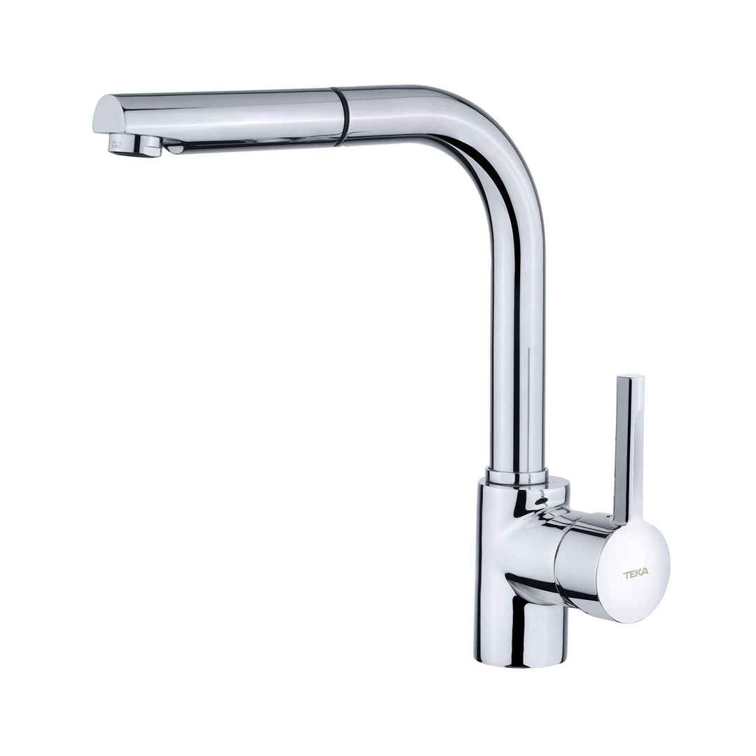 TEKA Armatur ARK 938, Chrom-Wasserhahn für die Küche, mit Auszugbrause
