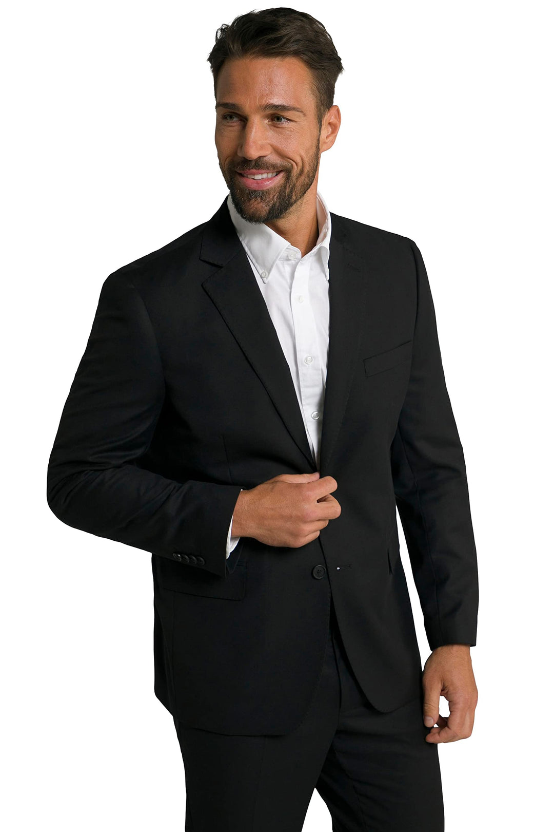 JP 1880 Herren grosse Grössen Übergrössen Menswear L-8XL Anzug KELTO, FLEXNAMIC®, bis Gr. 72/36 schw