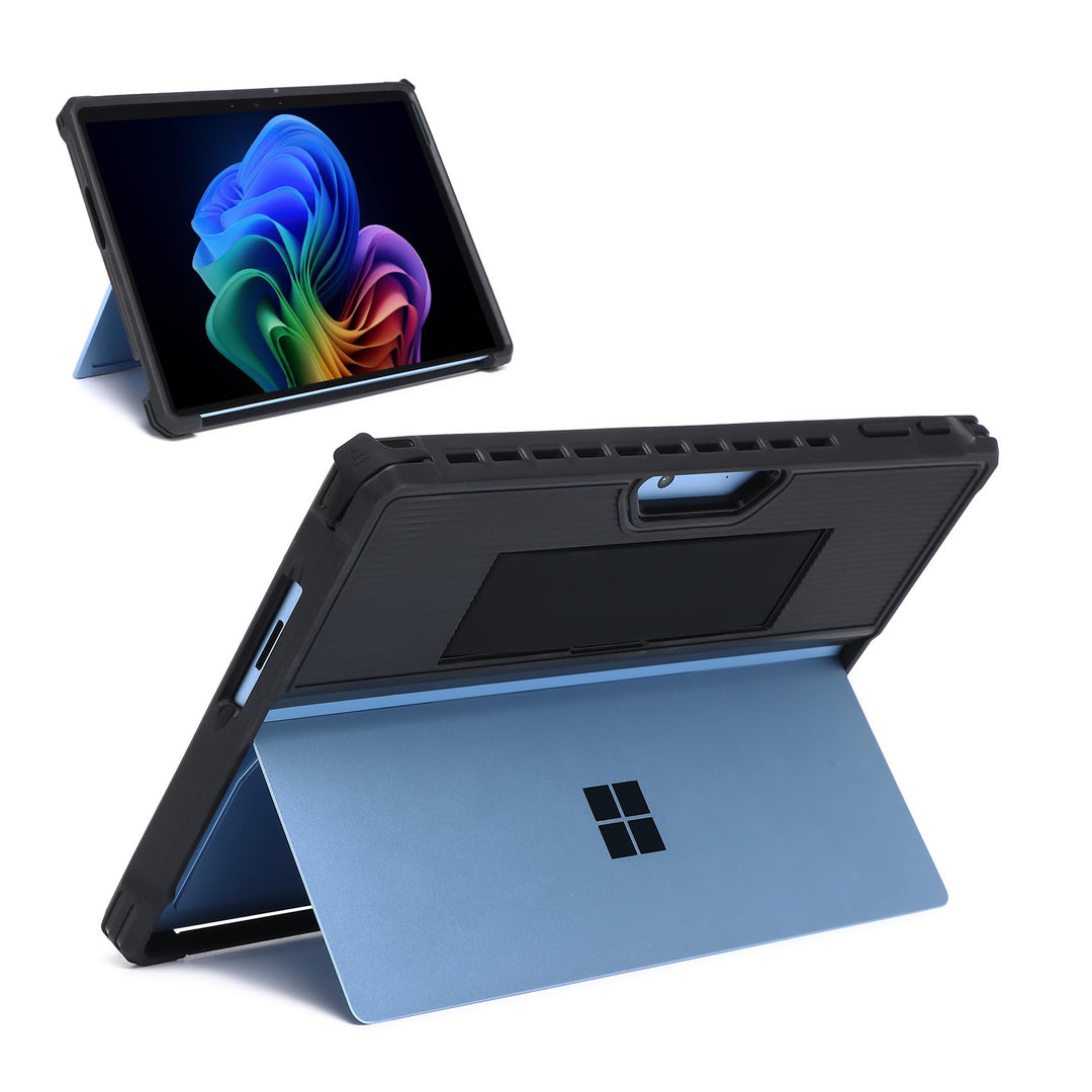 Omnpak Hülle für Microsoft Surface Pro 11/10/9, Stossfeste Robuste Hartschalen Schutzhülle Multi-Bet