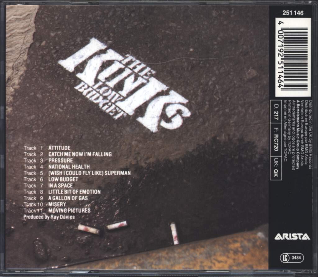 Low Budget, Audio-CD