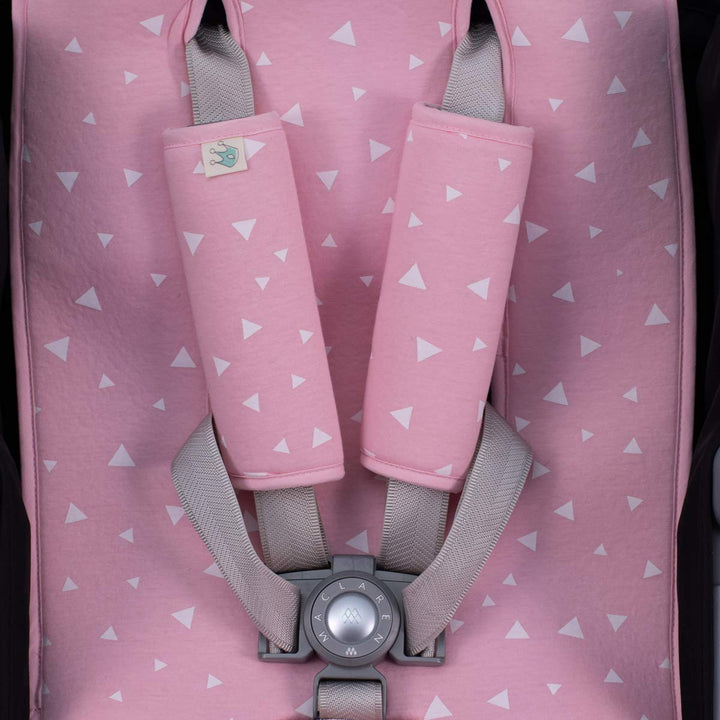 JYOKO KIDS Sitzauflage Universal für Kinderwagen + Gurtpolster Hergestellt aus Baumwollstoff + Schau