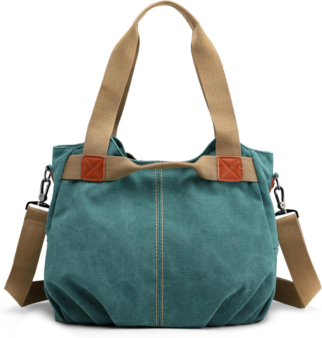 DIRRONA Casual Damen Segeltuch Umhängetasche Gross Kapazität Handtasche Reise Schultertasche Multifu