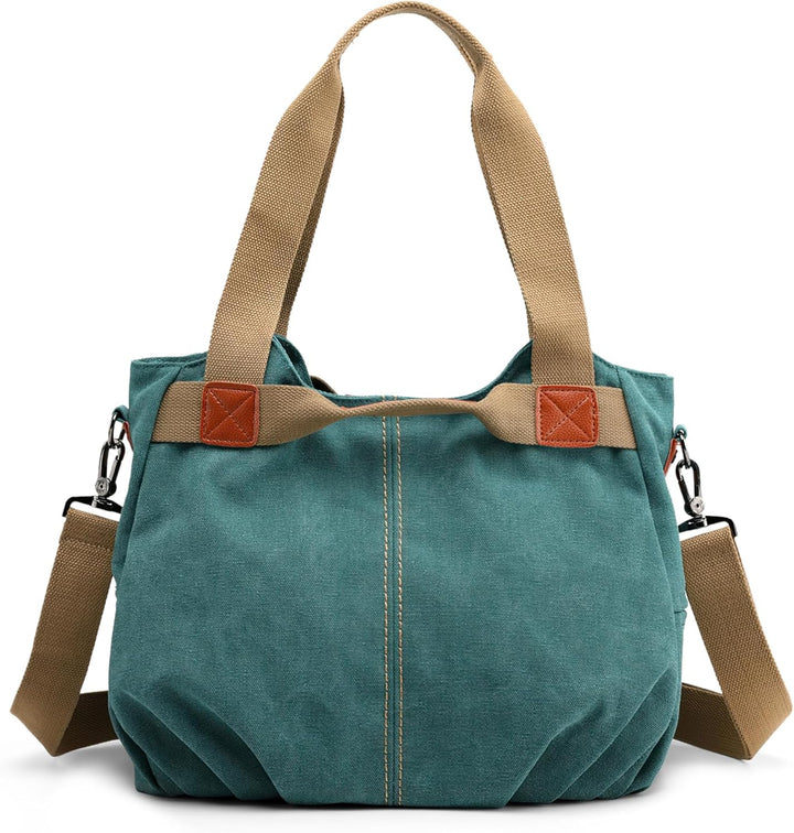 DIRRONA Casual Damen Segeltuch Umhängetasche Gross Kapazität Handtasche Reise Schultertasche Multifu