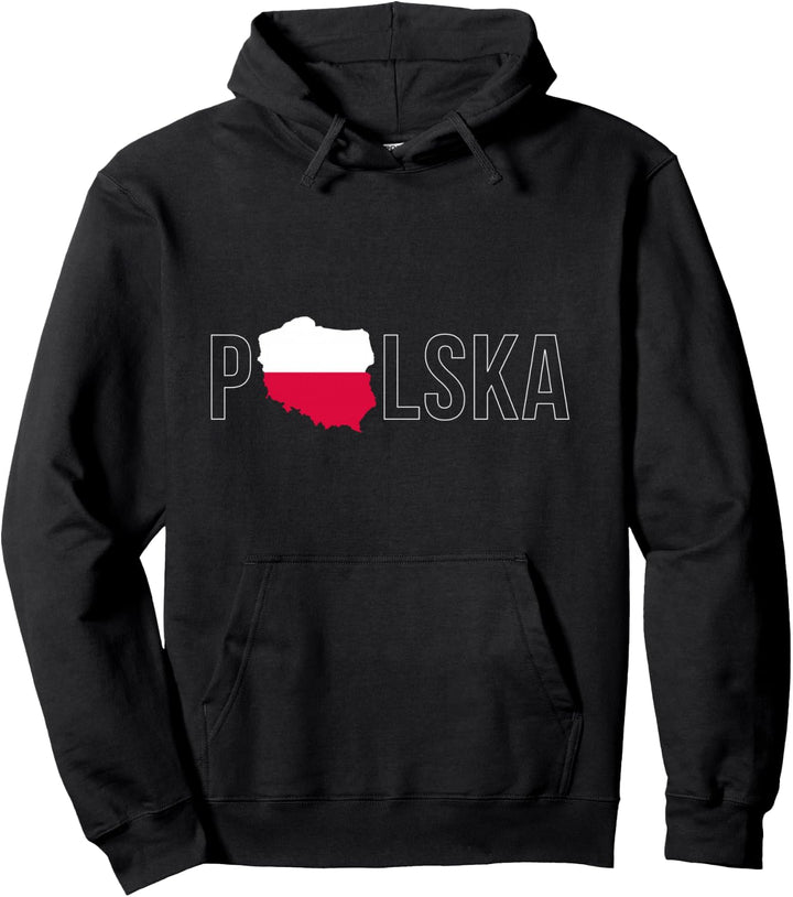Polen Flagge Pole Polska Pullover Hoodie