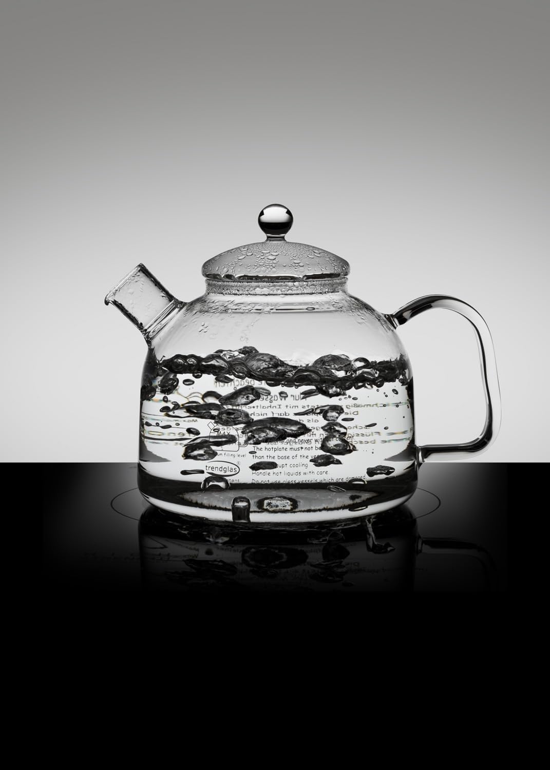 Trendglas Jena Innovativer Wasserkocher / Wasserbereiter, aus Borosilikat-Glas (1,75 Liter)