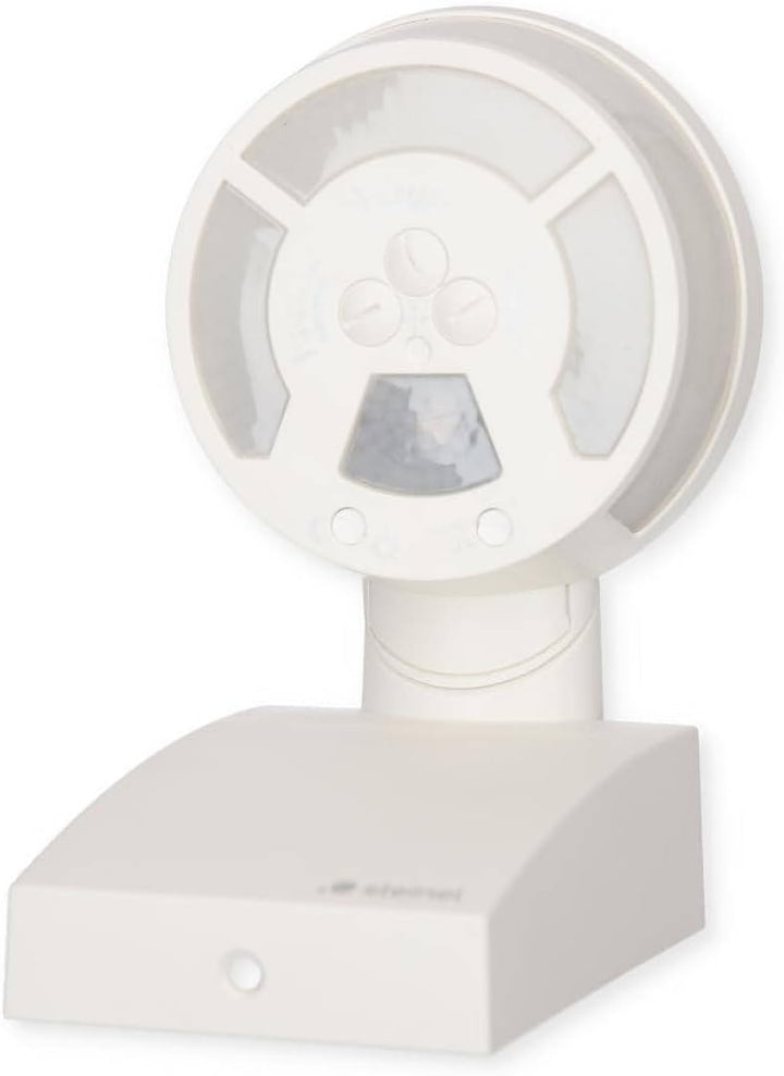 Steinel Infrarot-Bewegungsmelder sensIQ weiss, 300°|20 m Sensor, 2500 W, Dauerlicht, Eckwandhalter,