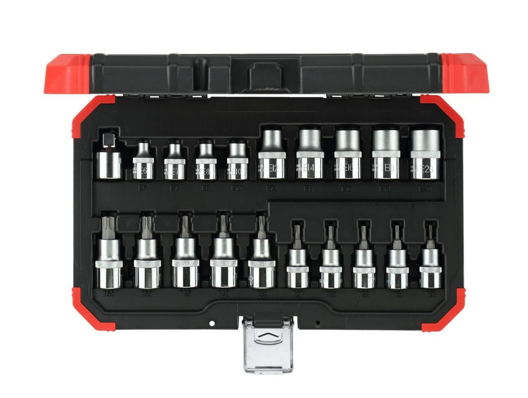 GEDORE red R68003020 Steckschlüssel-Satz 3/8' + 1/2' TX 20-teilig