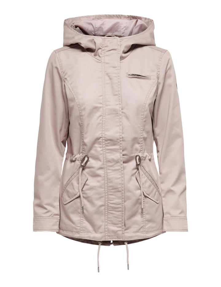 ONLY Female Jacke Leinen Parka, XS Adobe Rose