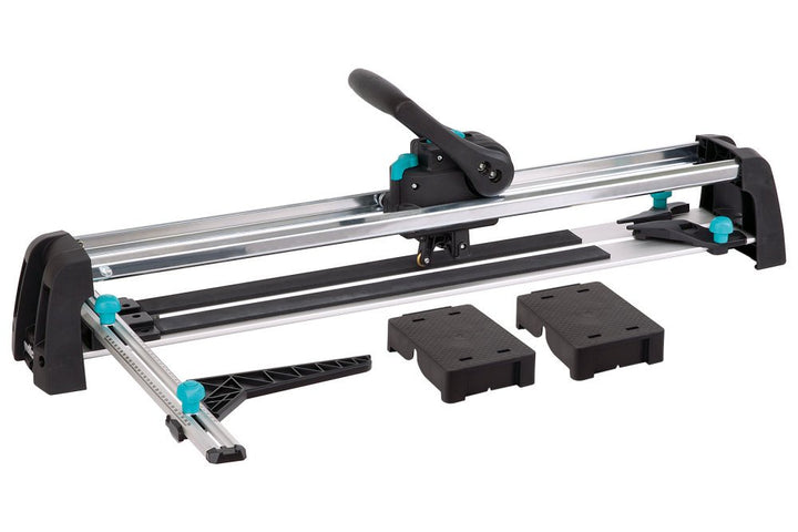 wolfcraft TC 670 Expert Fliesenschneider 5555000 – Fliesenschneidemaschine mit Winkelanschlag – Für