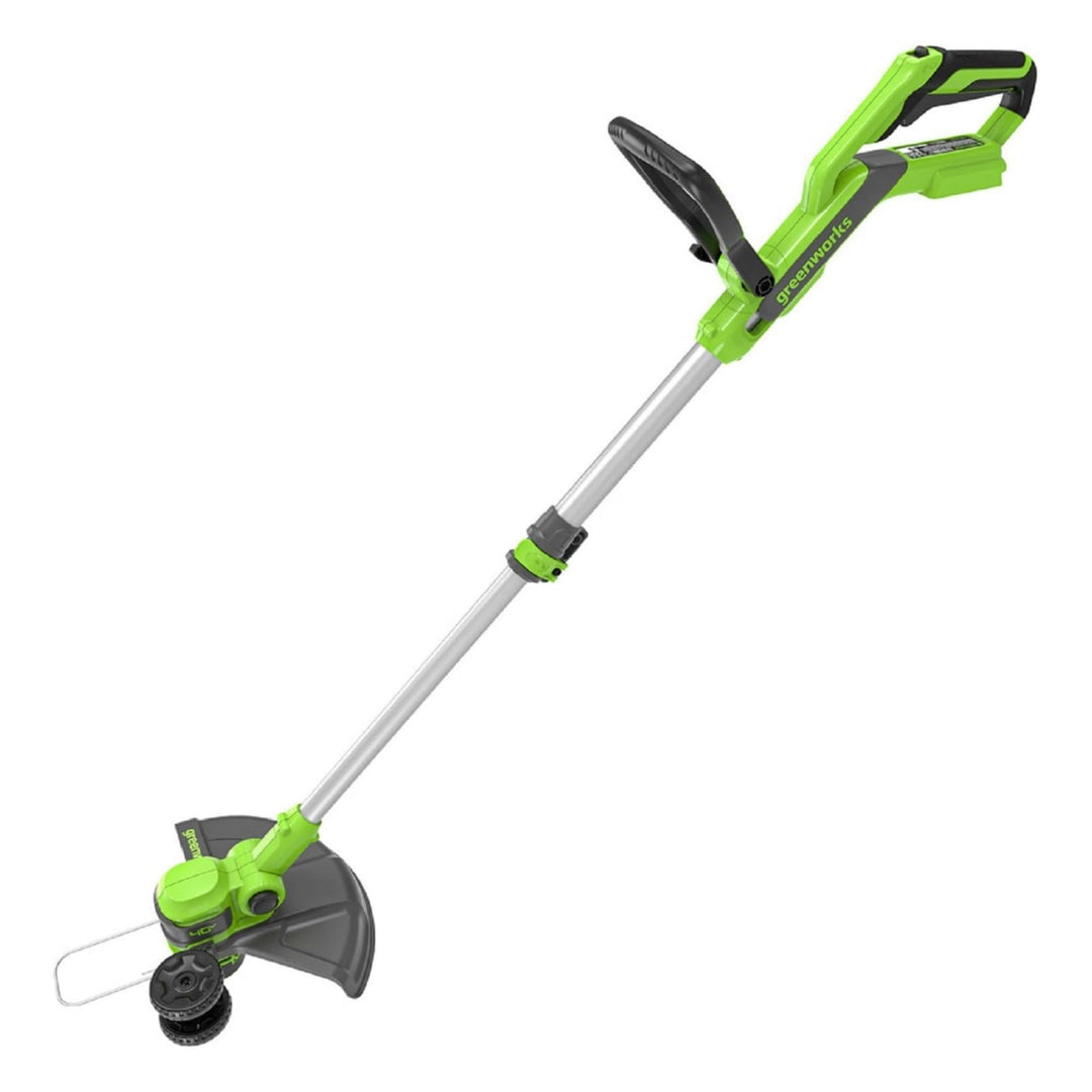 Greenworks 40V Akku Rasentrimmer & Kantenschneider mit Rad für klein-mittelgrosse Gärten, 33m Schnit