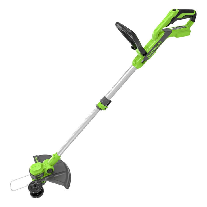 Greenworks 40V Akku Rasentrimmer & Kantenschneider mit Rad für klein-mittelgrosse Gärten, 33m Schnit