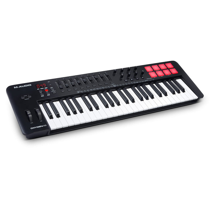 M-Audio Oxygen 49 V – 49-Tasten USB MIDI Keyboard Controller mit Beat Pads, Smart Chord & Scale Modi