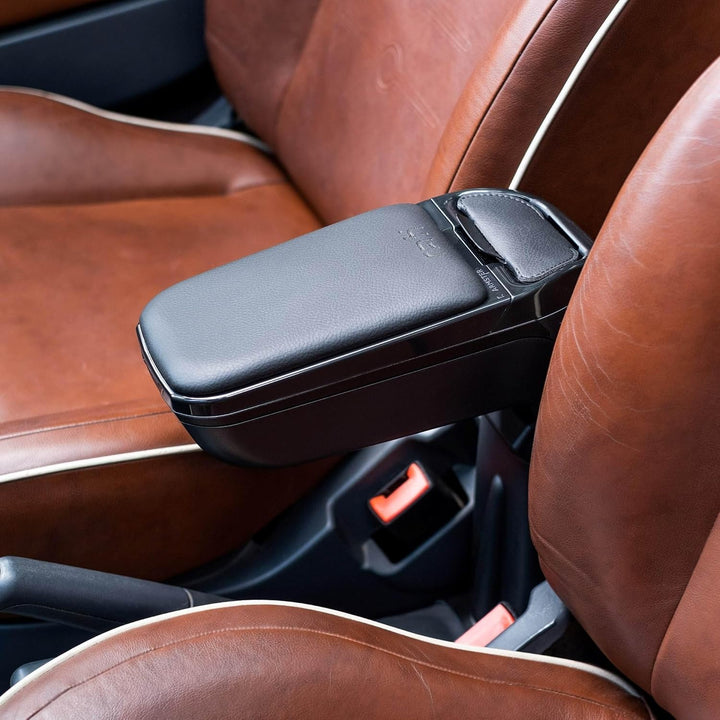 RATI ARMSTER 2 Apoyabrazos Específico Negro para Suzuki SX4 S-Cross (2015-), con compartimento de Al
