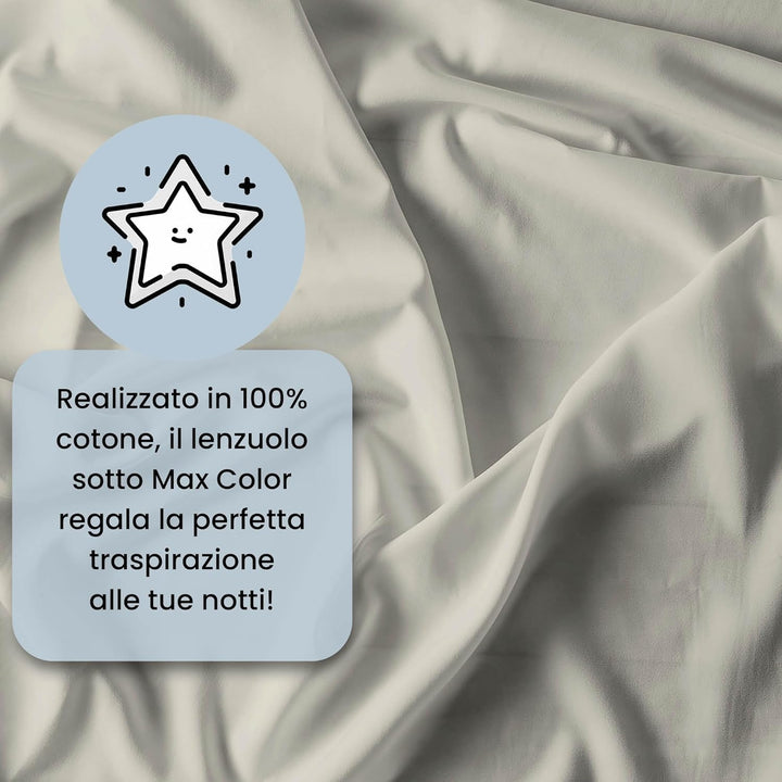 Max color Betttuch 25cm Ecke, Creme, Doppelte Creme Doppelte, Creme Doppelte