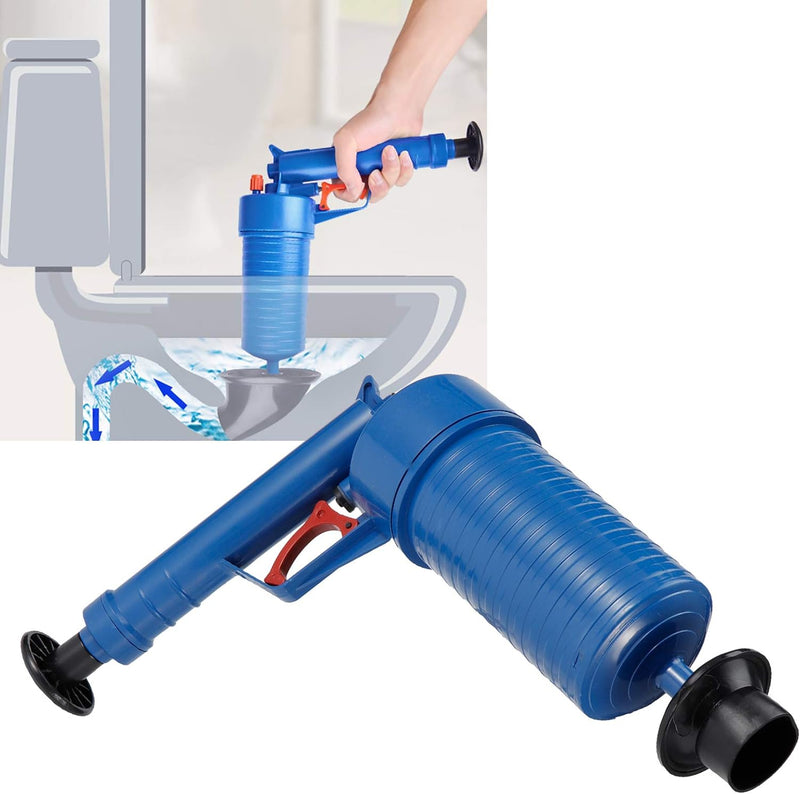 Toilettenkolben, leistungsstarker manueller Abflussreiniger, Hochdruck-Luftabfluss-Blaster-Reiniger