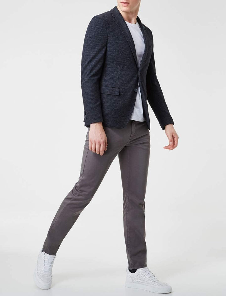 Pierre Cardin Herren Lyon Tapered Hose 33W / 36L Grau