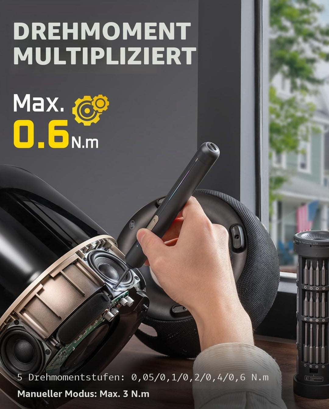 Fanttik F2 Master Mini Akku-Multifunktionswerkzeug &amp; E2 Ultra 3.7V Mini Elektro Schraubendreher Set