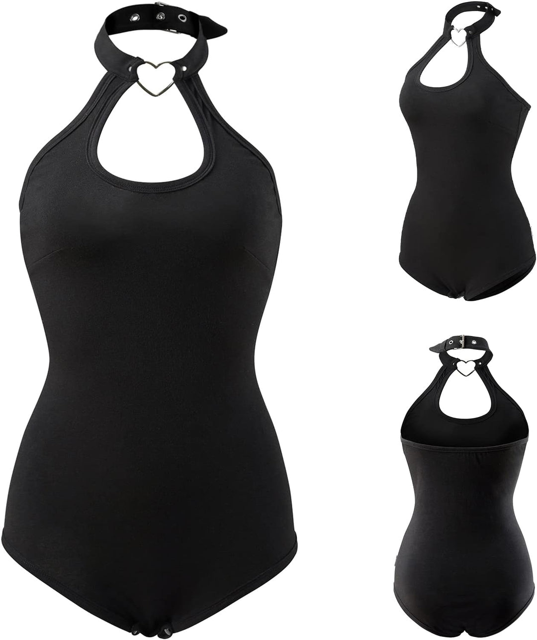 LittleForBig Baumwolle Strampler Herzensbrecher Halsband Onesie Bodysuit, XS
