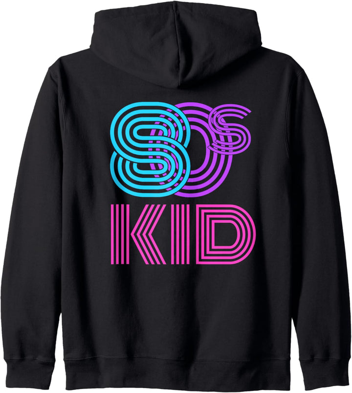 Retro Born in the 1980s Vintage Rad 80s Kid Eighties Party Kapuzenjacke