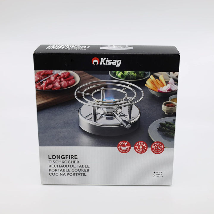 Kisag Rechaud LongFire Edelstahl