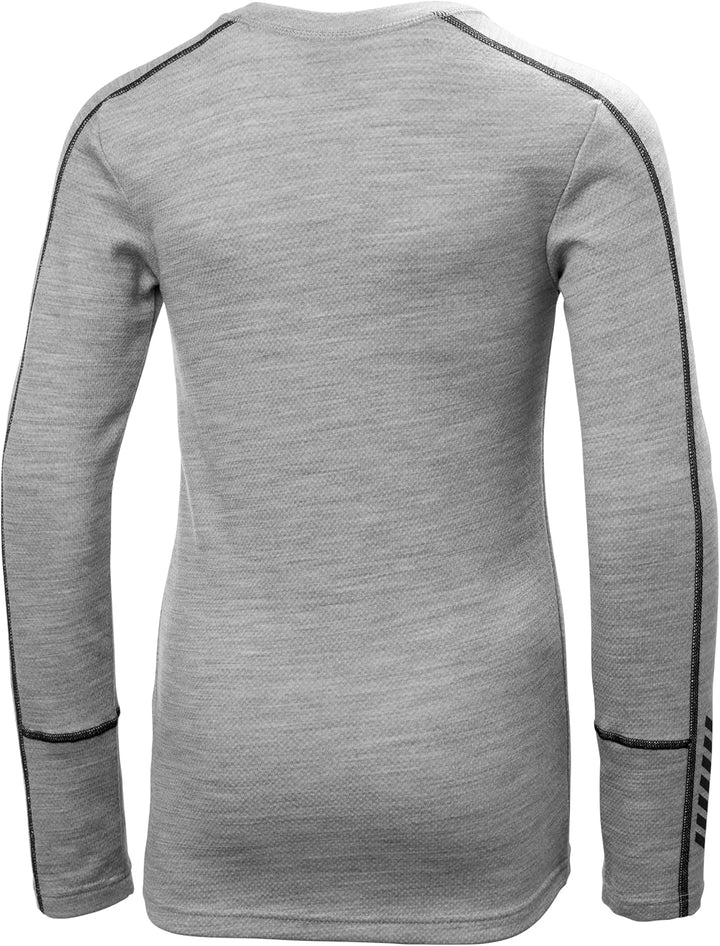 Helly Hansen Unisex Kinder Baselayer Set Jr Lifa Merino Midweight Set 14 Jahre Grey Melange, 14 Jahr