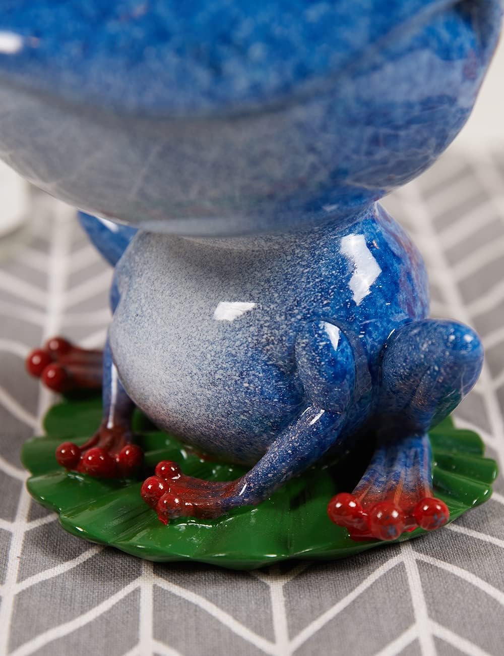 NENBOLEC Schmucktablett Nussschale Dessert Platte Frosch Skulptur Dekor Wohnzimmer Kunst Arts Polyre