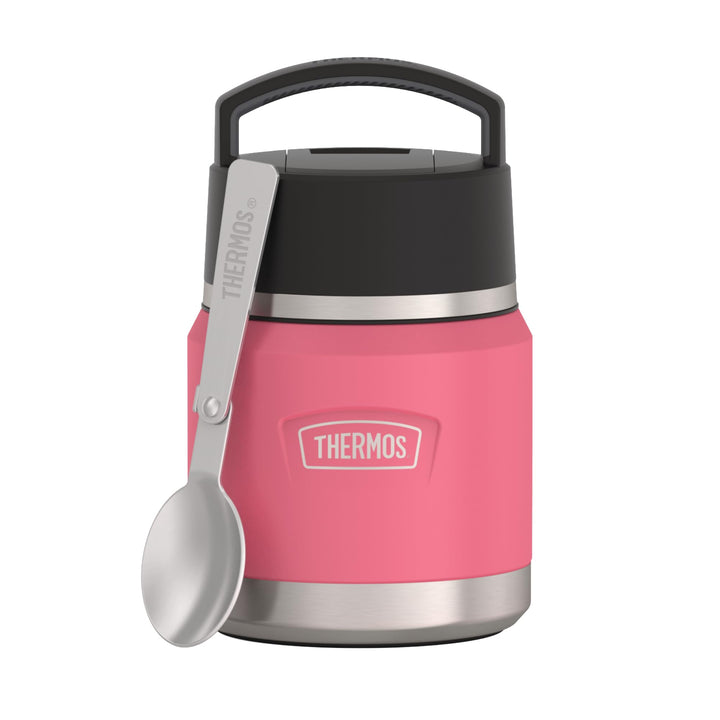Thermos ICON Kids Thermobehälter für Essen 0,35l, pink, Edelstahl, absolut dicht, hält Speisen 12h h