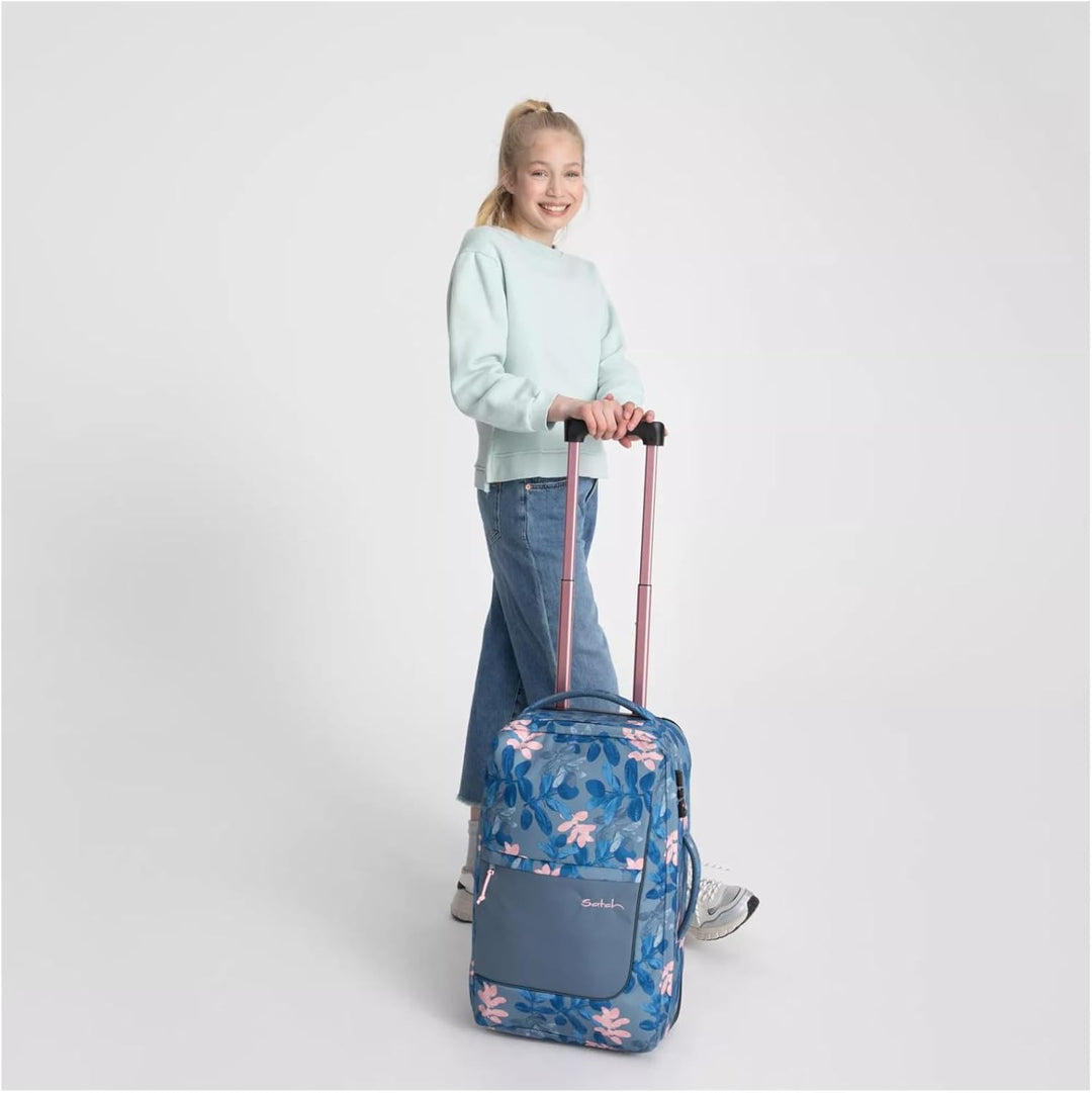 satch flow S Trolley Koffer Handgepäck 35 l 54x32x23 cm oder Koffer gross 55 l 65x37x29 cm, inkl. Wä
