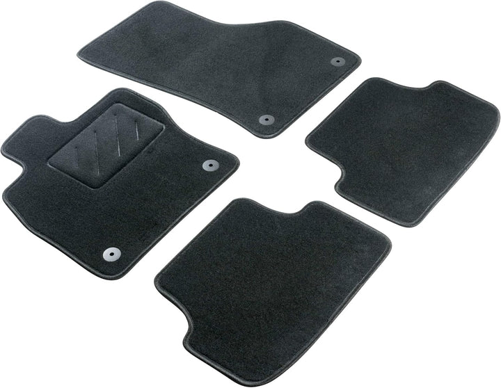 WALSER Auto Teppiche kompatibel mit VW Golf V 10/2003-07/2010, VW Jetta III 09/2004-12/2013, 100% pa