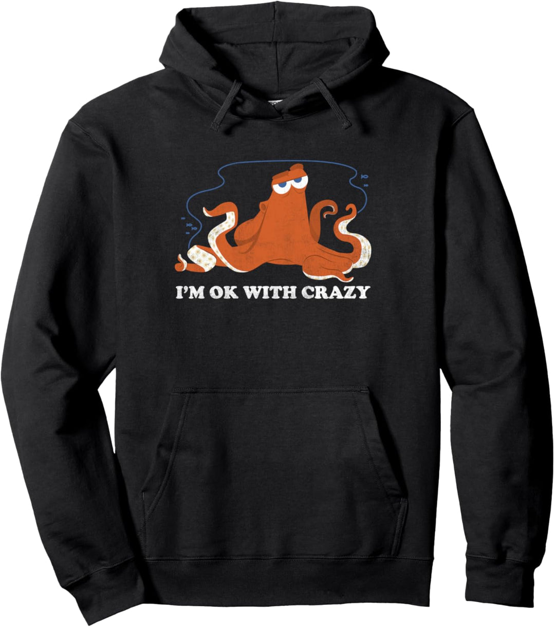 Disney Pixar Finding Dory Hank Ok Crazy Pullover Hoodie