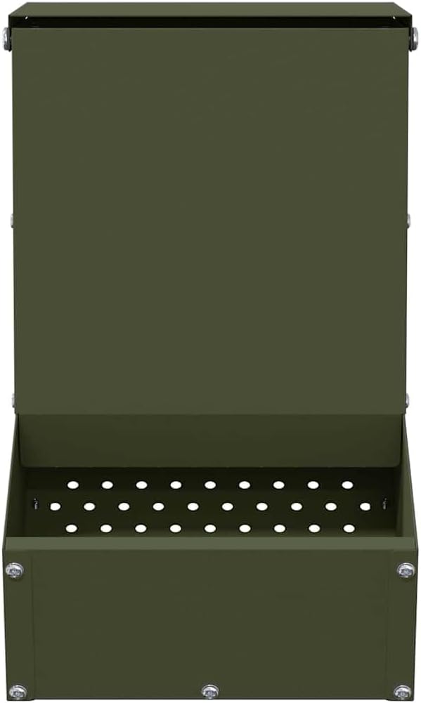 Kaninchenfütterer Olive Grün 17,5 x 26 x 28,5 cm Olivgrün 17,5 x 26 x 28,5 cm, Olivgrün 17,5 x 26 x