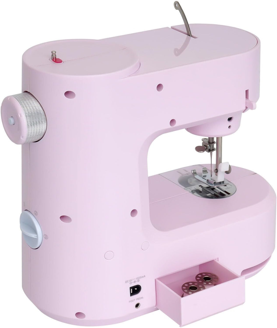 Elektrische Nähmaschinen Mini-Heimnähmaschine für DIY in Häusern Fabriken oder Geschäften (rose), Ro