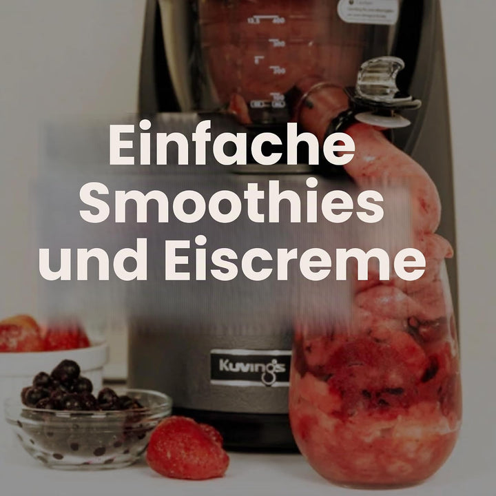Kuvings EVO820 Signature, Slow Juicer Entsafter fur Gemüse und Obst , Kaltpresser , leiser Motor (Ma