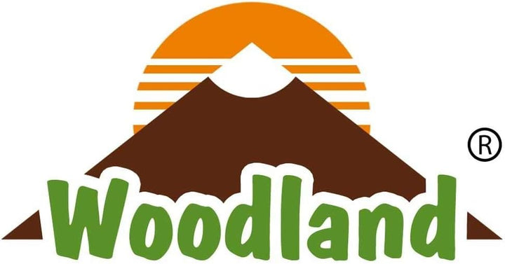 Woodland KOMPAKTE DAMENBÖRSE 18 EINSTECKFÄCHER Naturbelassenes Büffelleder Dunkelbraun/Vintage