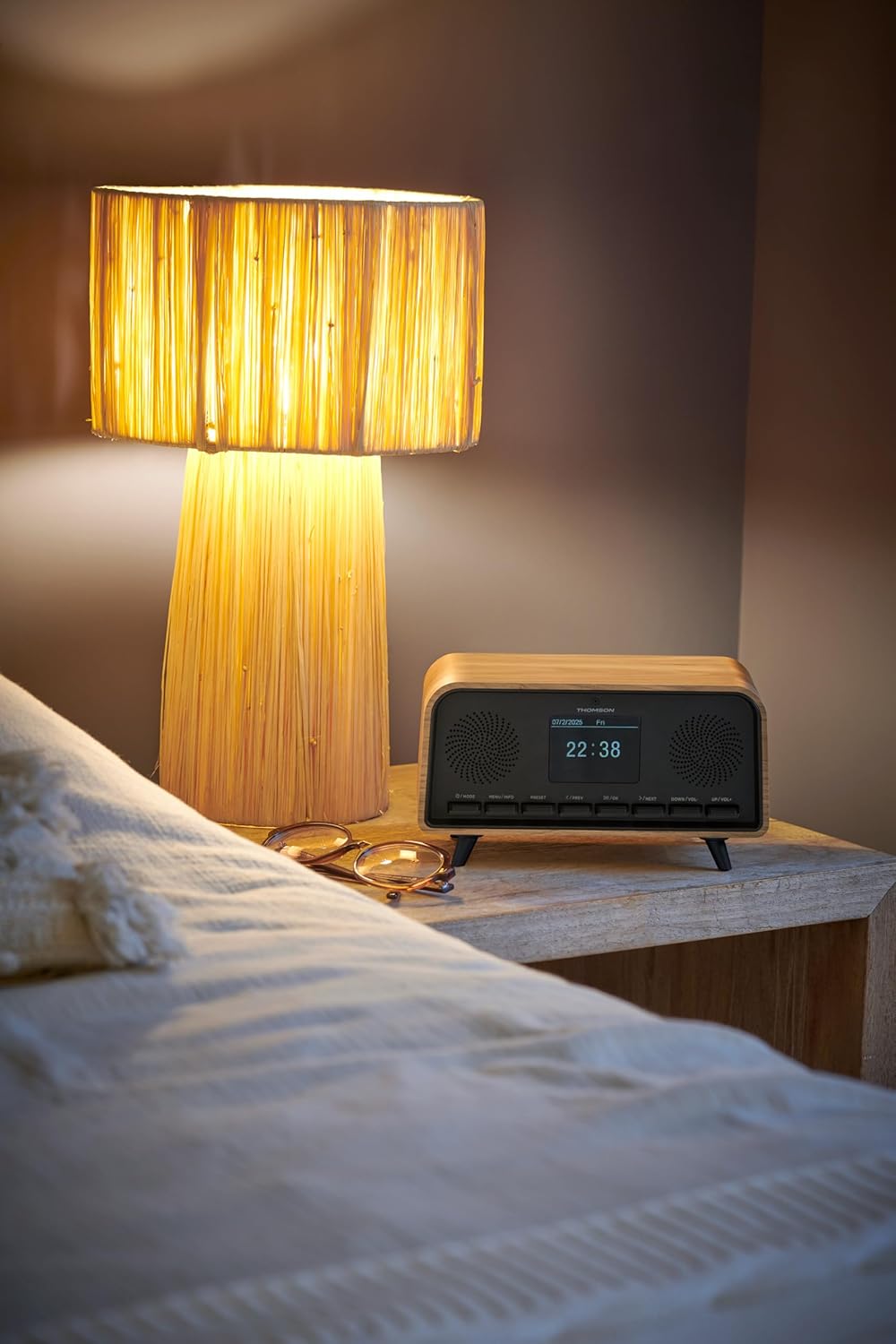 Radiowecker Bluetooth Vintage Cosy Gamme, Dab-Version Thomson RT850DABBT (RT850DABBT)