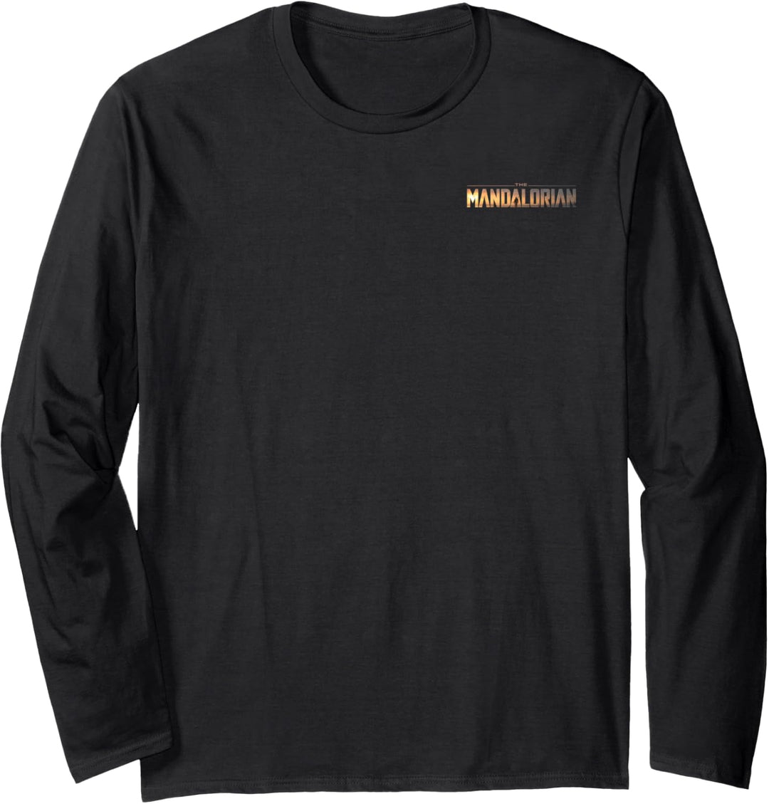 Star Wars: The Mandalorian Child Big Face Langarmshirt