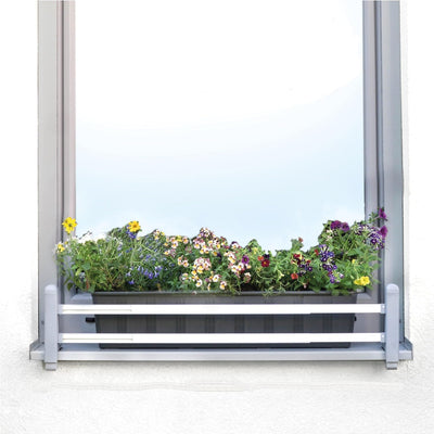 Green Creations Blumenkasten Halterung Fensterbank aussen, masu BASISSET ohne Dekorelemente, Blumenk