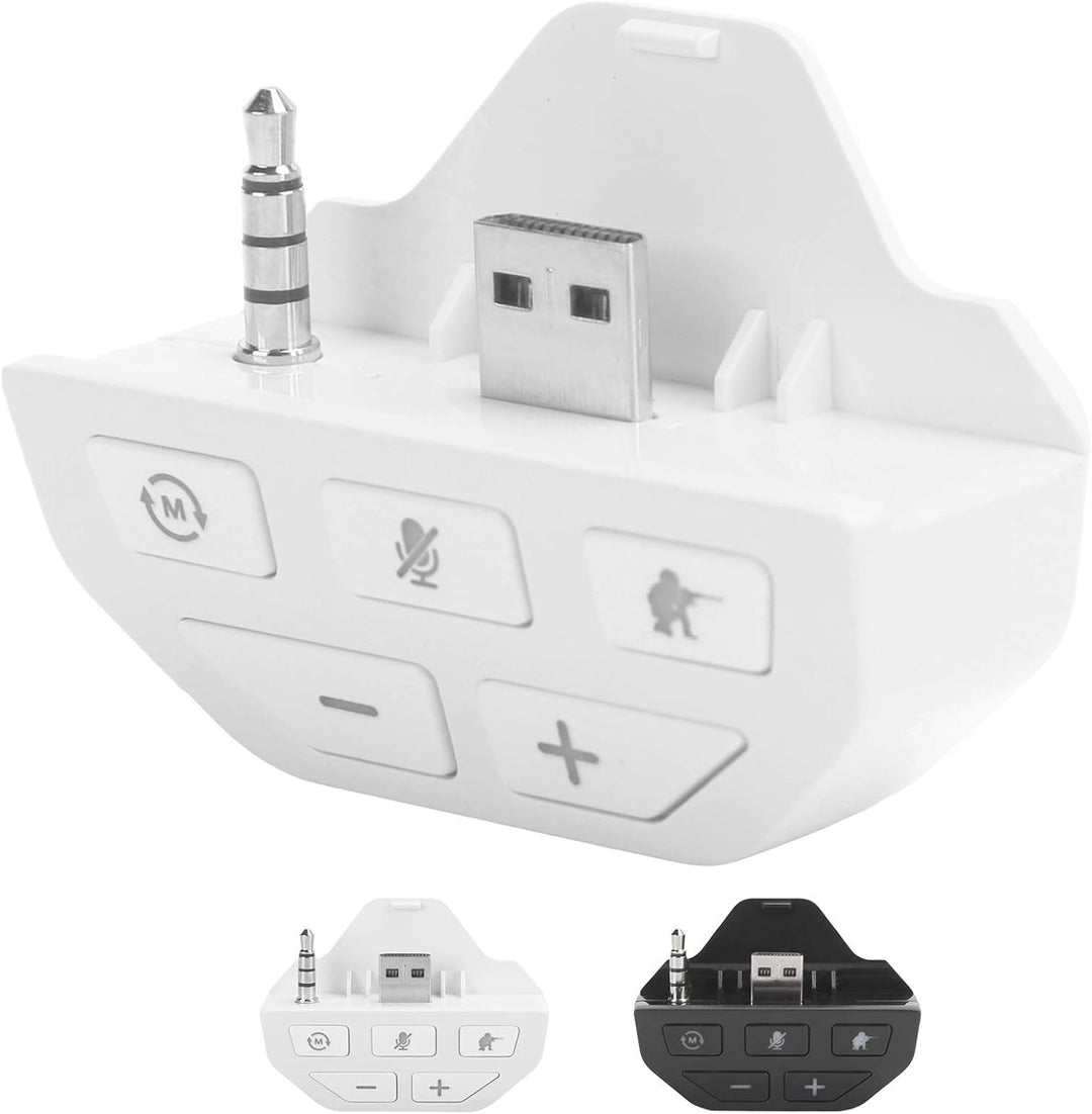 Heayzoki Controller Sound Enhancer für Xbox One, Headset-Adapter Controller-Audio-Adapter Kopfhörer-