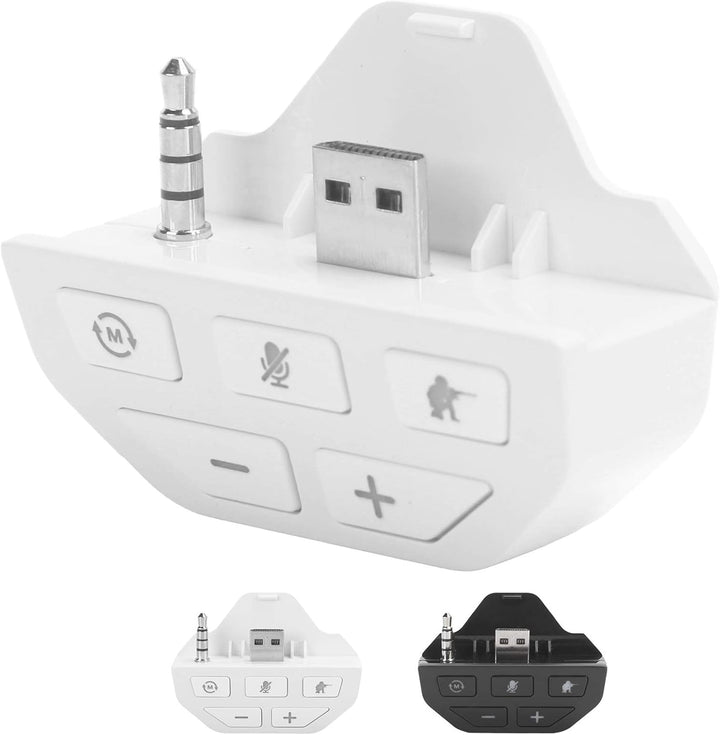 Heayzoki Controller Sound Enhancer für Xbox One, Headset-Adapter Controller-Audio-Adapter Kopfhörer-